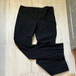 The Limited Size 4 Black Trousers Structured Cotton Blend